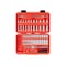 Tekton 1/4 Inch Drive 12-Point Socket and Ratchet Set, 56-Piece (5/32 - 9/16 in., 4 - 15 mm) SKT05304 - alternate 1